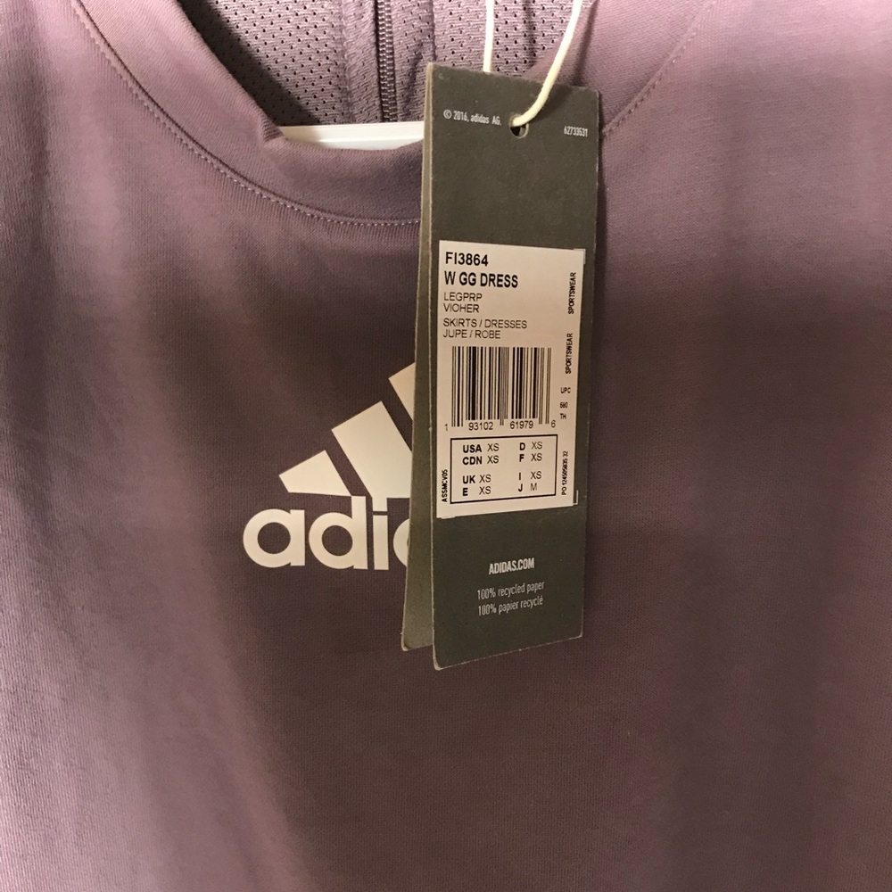 Adidas dress with POCKETS NWT
